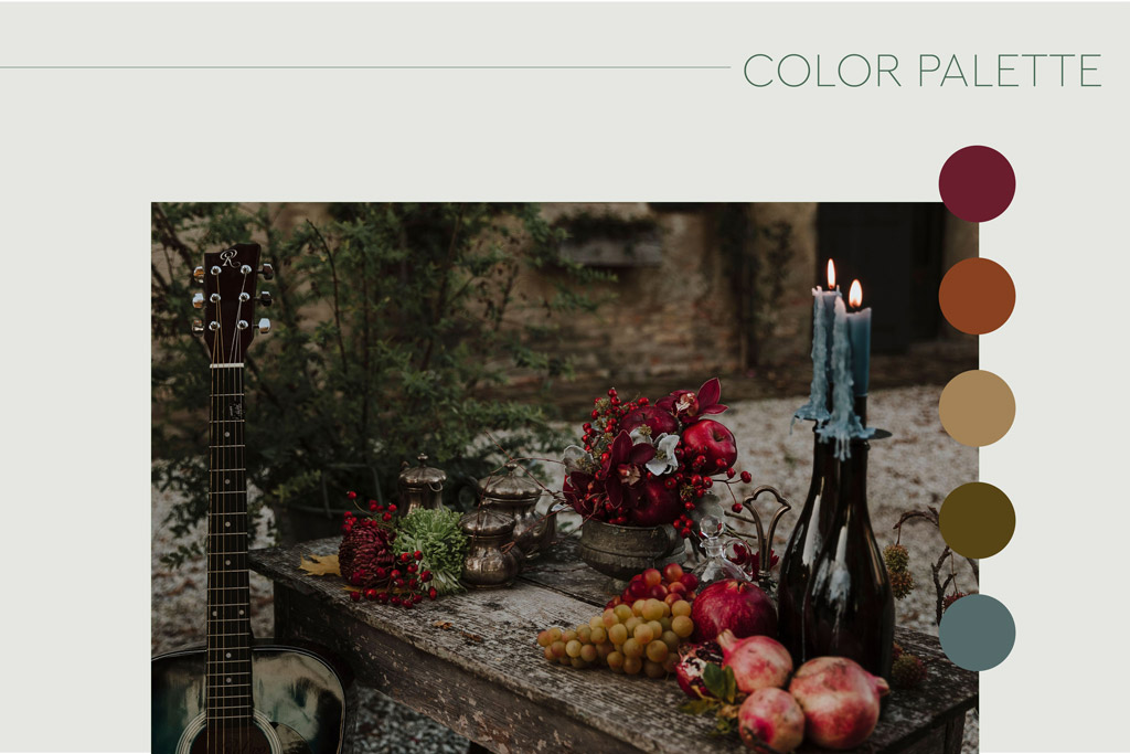 Come creare la palette colori perfetta per il tuo matrimonio