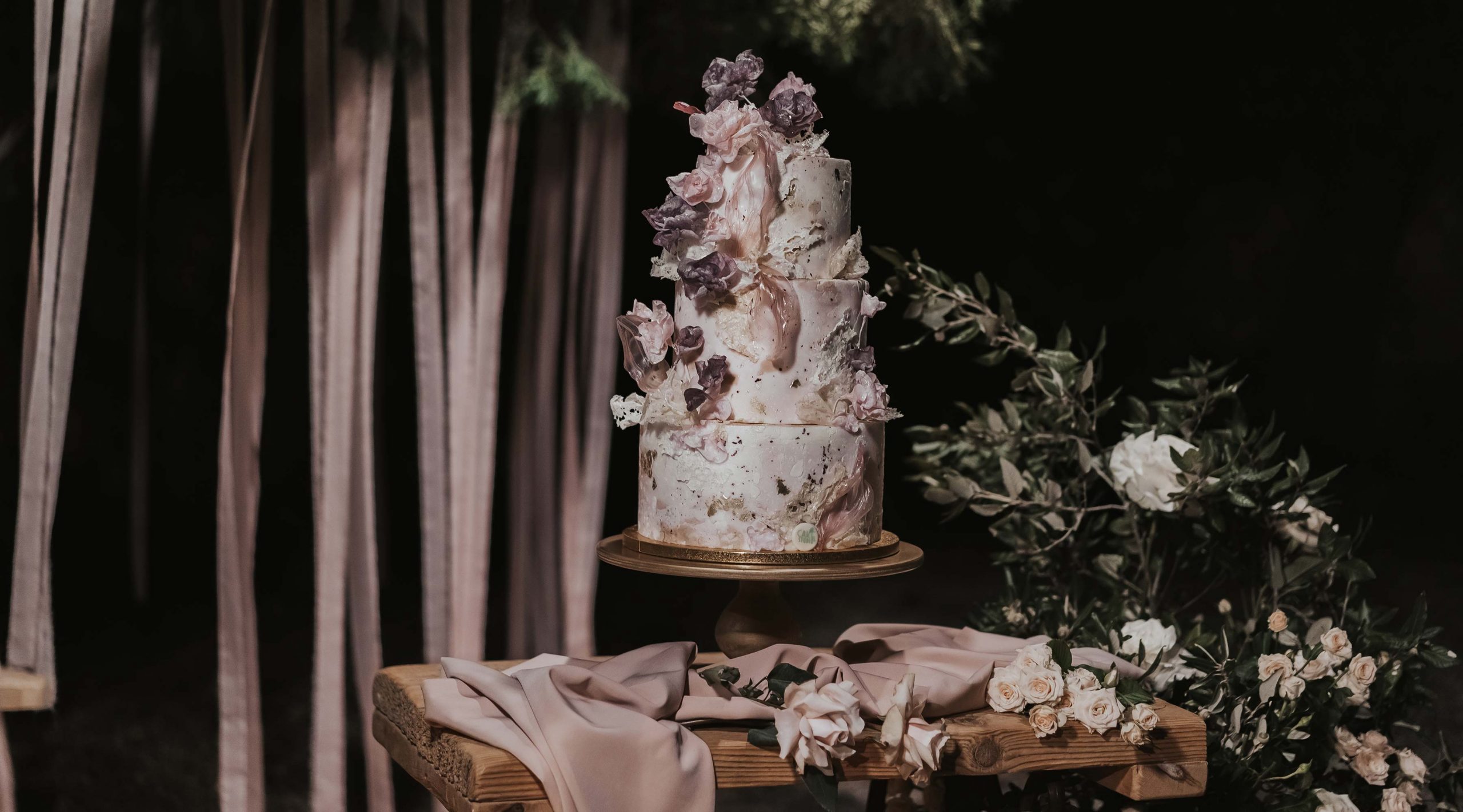 La torta di un matrimonio vintage a Venezia
