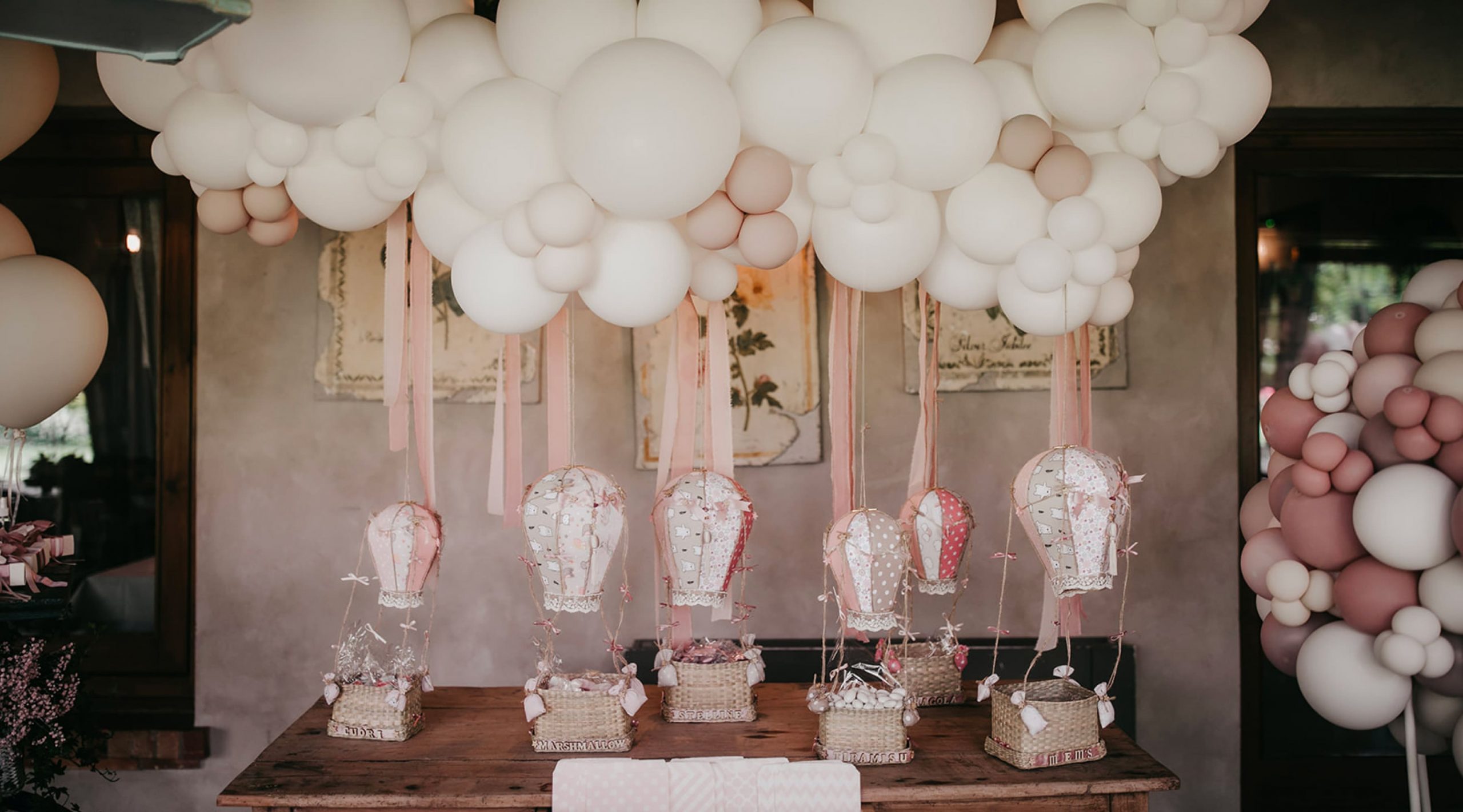 Lo sweet table realizzato per un battesimo in Friuli Venezia Giulia